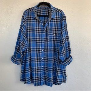 Vintage Feel Worn In Grunge 90’s Flannel Shirt